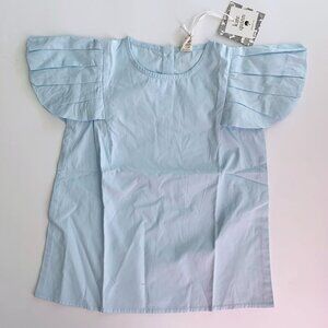NWT Kate Quinn Girl Pleated Ruffle Sleeve top  7 years